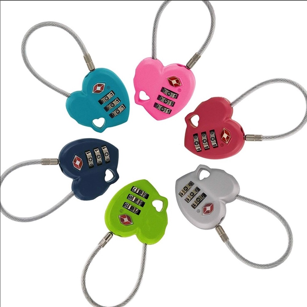 Heart 💜 Shaped Combination Locks